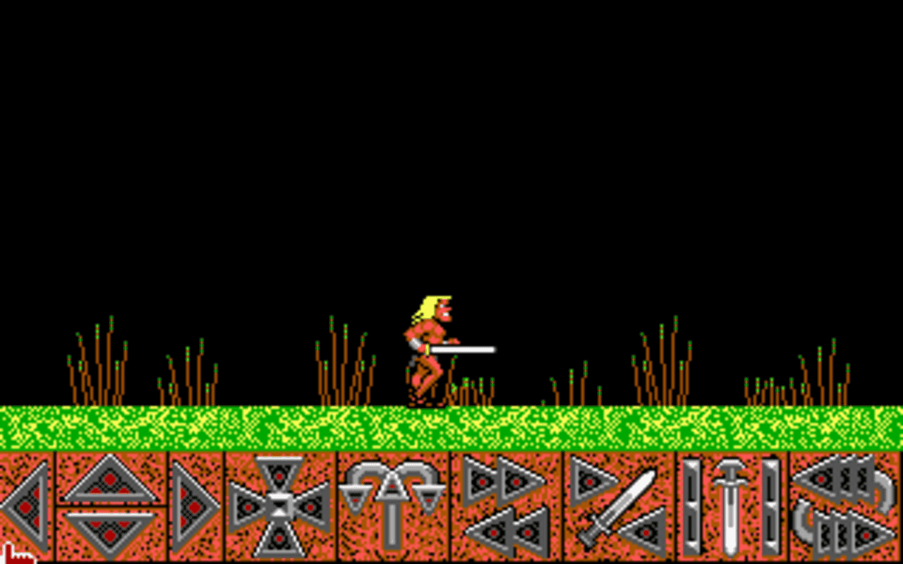 Gameplay screen of Barbarian (3/8)