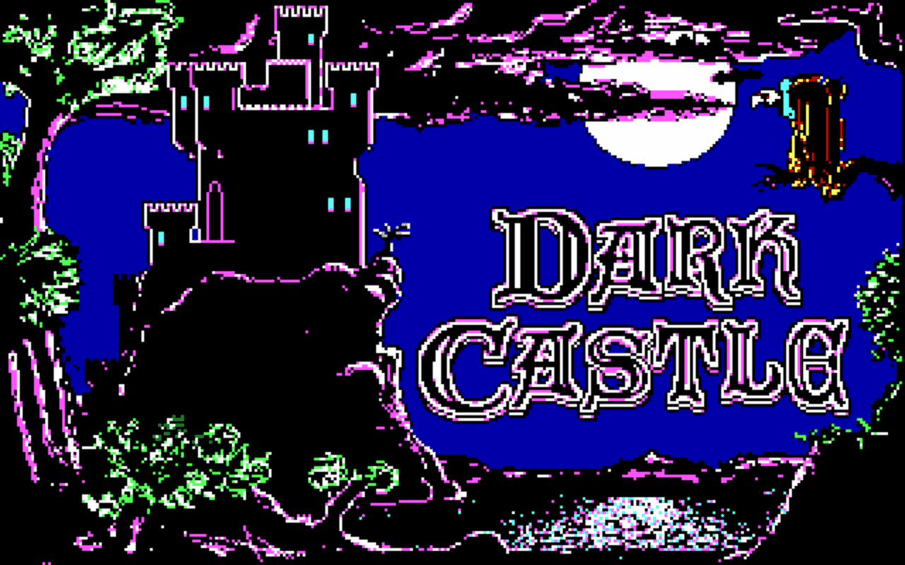 Gameplay screen of Dark Castle (8/8)