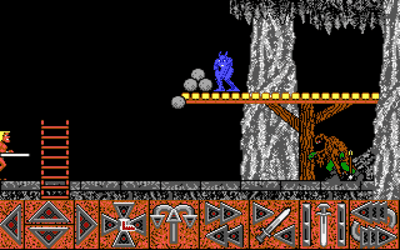 Gameplay screen of Barbarian (5/8)