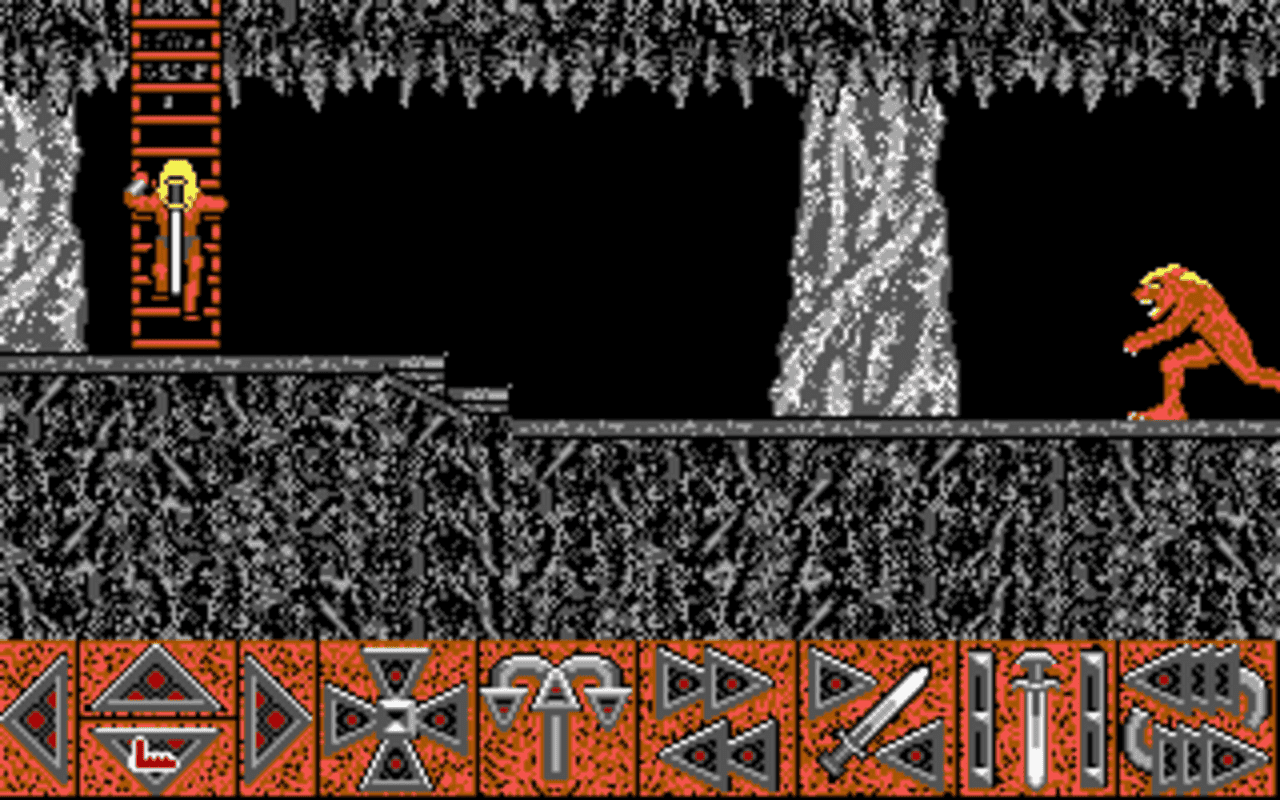 Gameplay screen of Barbarian (4/8)