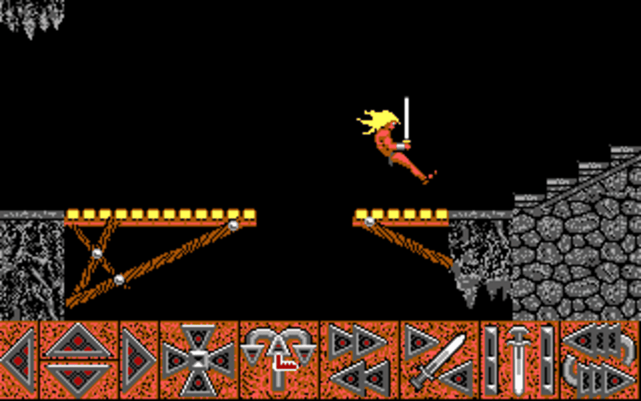 Gameplay screen of Barbarian (2/8)