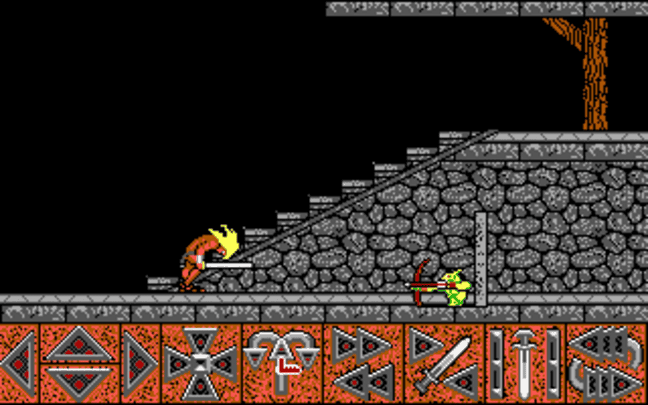 Gameplay screen of Barbarian (7/8)