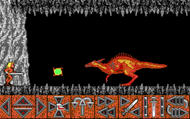 Gameplay screen of Barbarian (6/8)