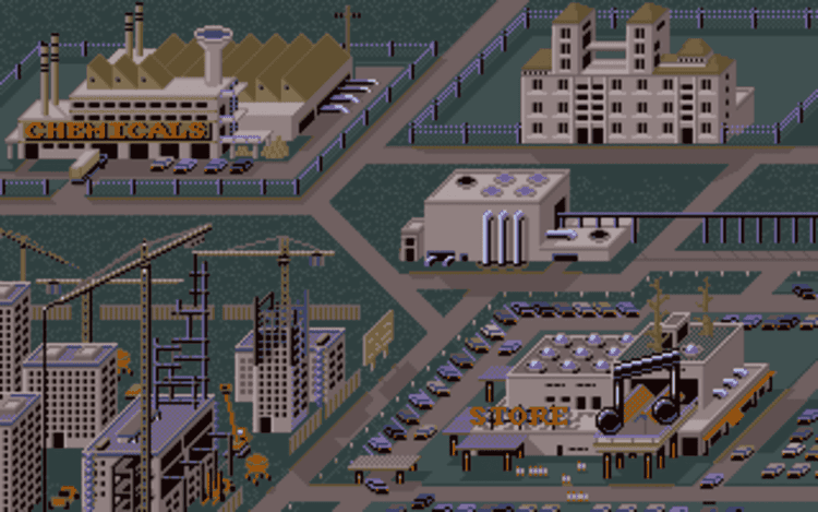 Gameplay screen of The Blues Brothers (2/8)