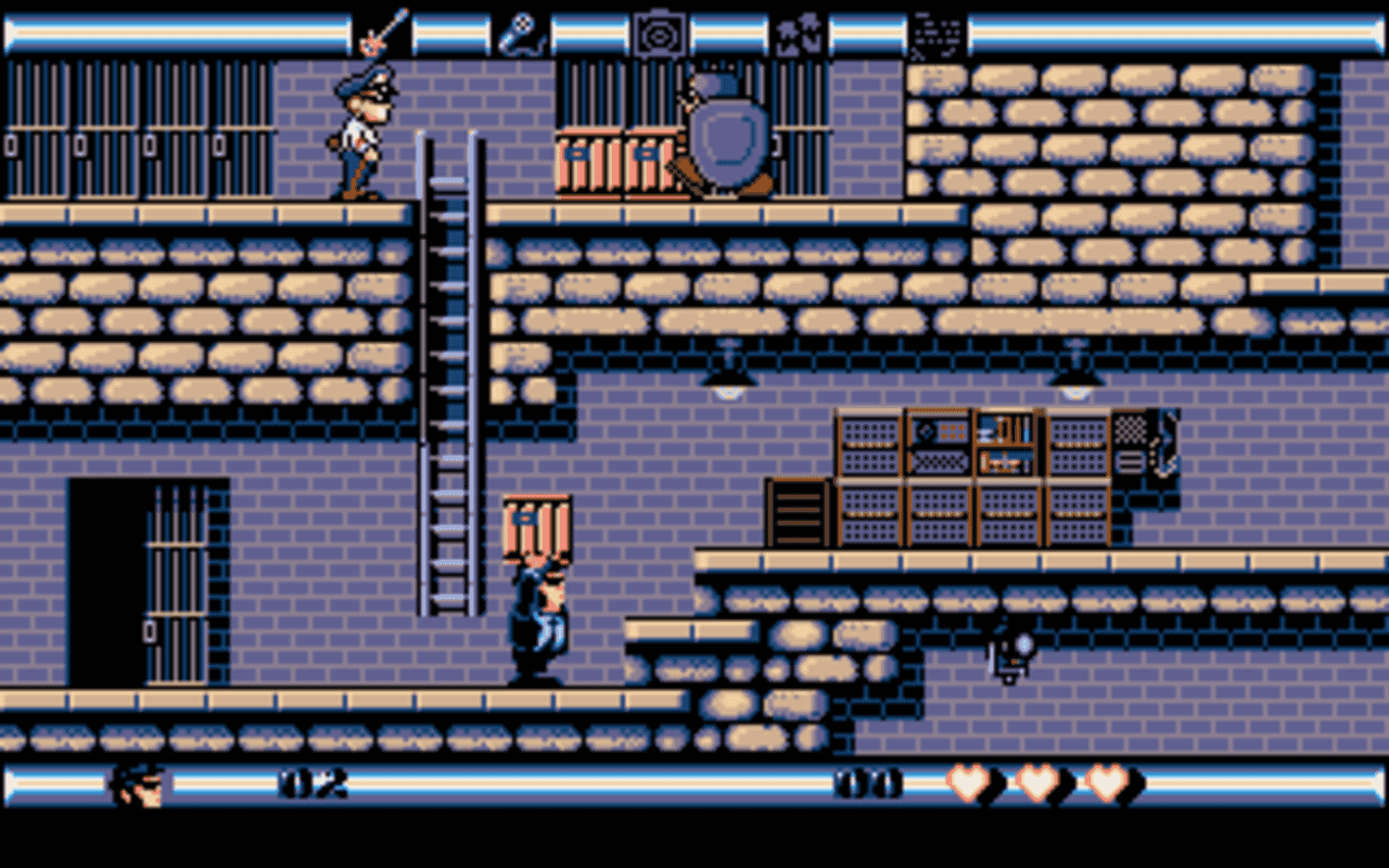 Gameplay screen of The Blues Brothers (6/8)