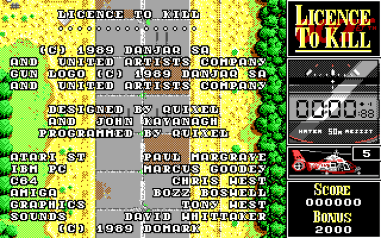Gameplay screen of 007: Licence to Kill (3/8)