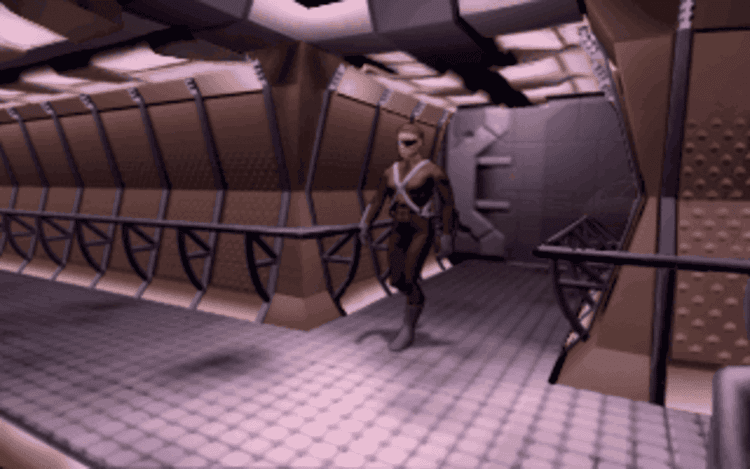 Gameplay screen of Cyberia (5/8)