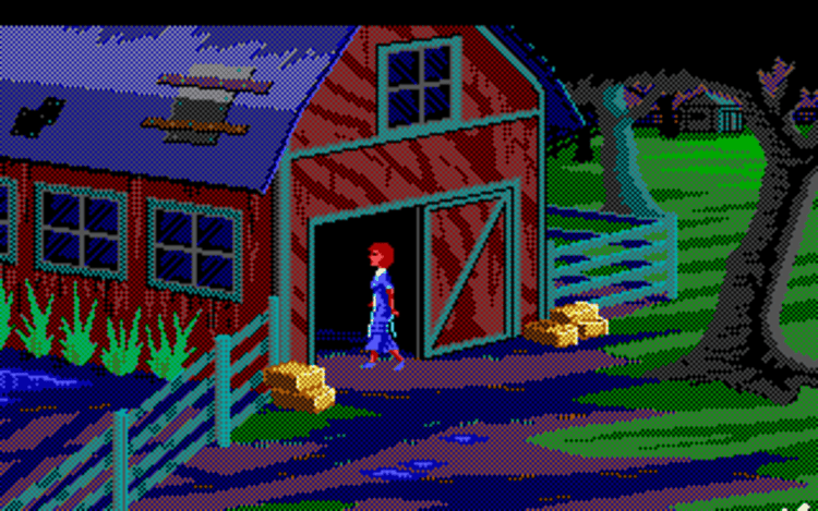 Gameplay screen of The Colonel's Bequest (7/8)