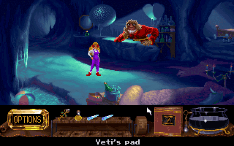 Gameplay screen of The Legend of Kyrandia: Book 2 - Hand of Fate (1/8)