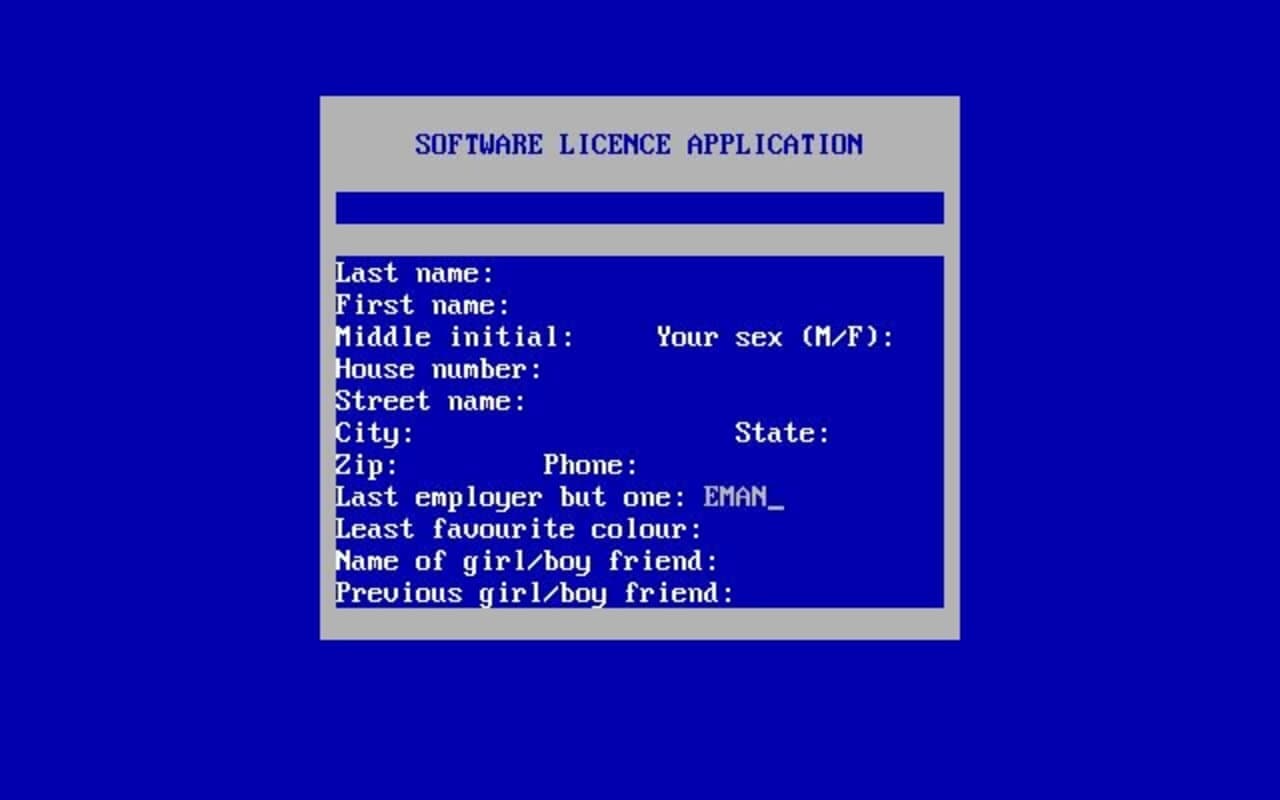 Gameplay screen of Bureaucracy (1/4)