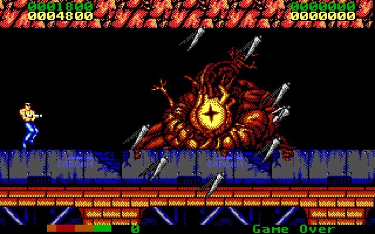 Gameplay screen of Forgotten Worlds (5/8)