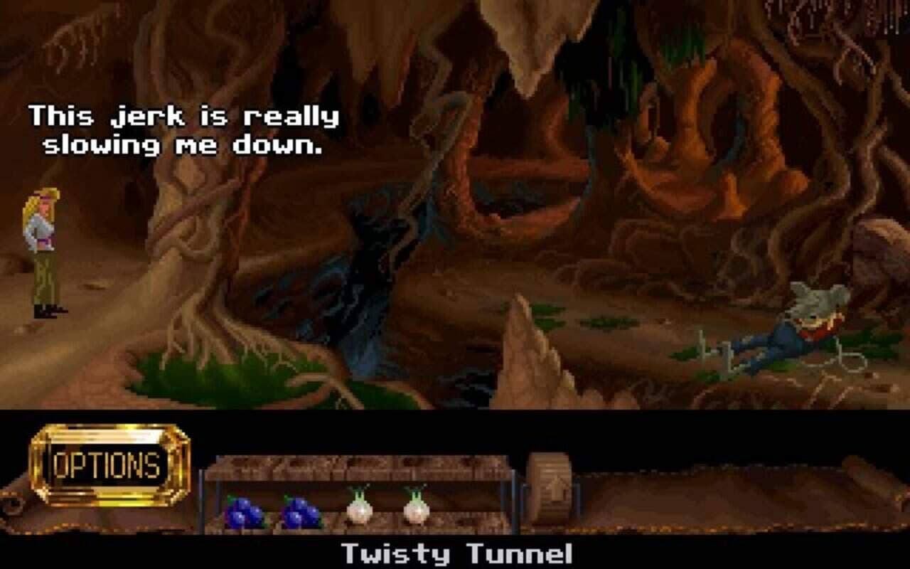 Gameplay screen of The Legend of Kyrandia: Book 2 - Hand of Fate (8/8)