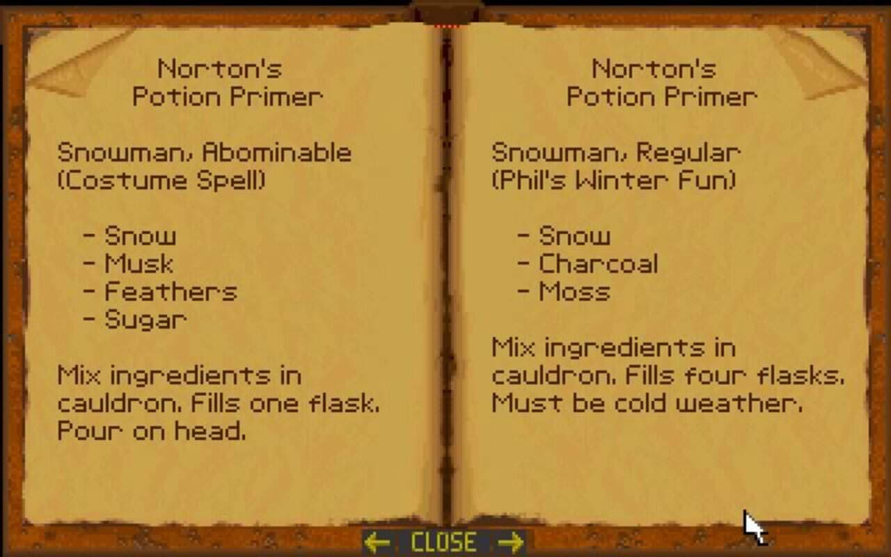 Gameplay screen of The Legend of Kyrandia: Book 2 - Hand of Fate (5/8)