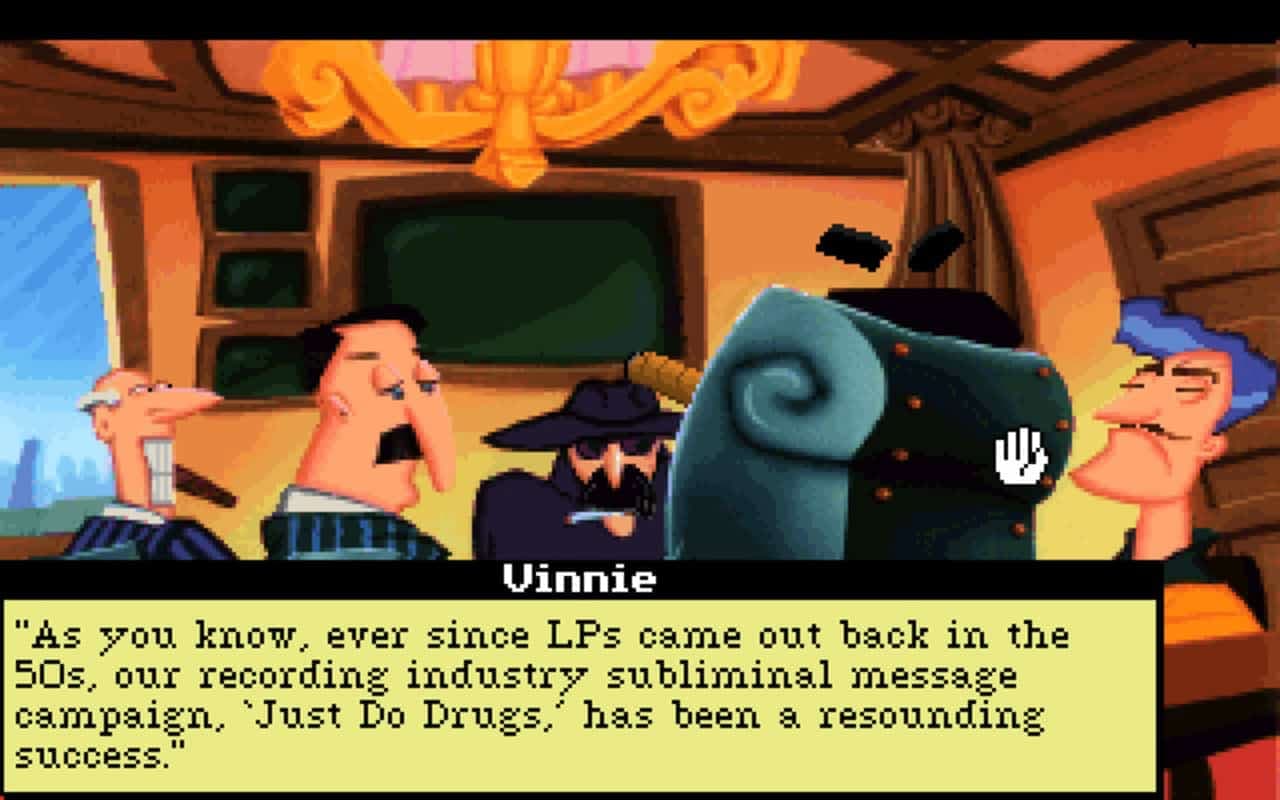 Gameplay screen of Leisure Suit Larry 5: Passionate Patti Does a Little Undercover Work (6/8)