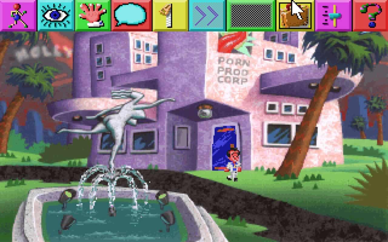 Gameplay screen of Leisure Suit Larry 5: Passionate Patti Does a Little Undercover Work (5/8)