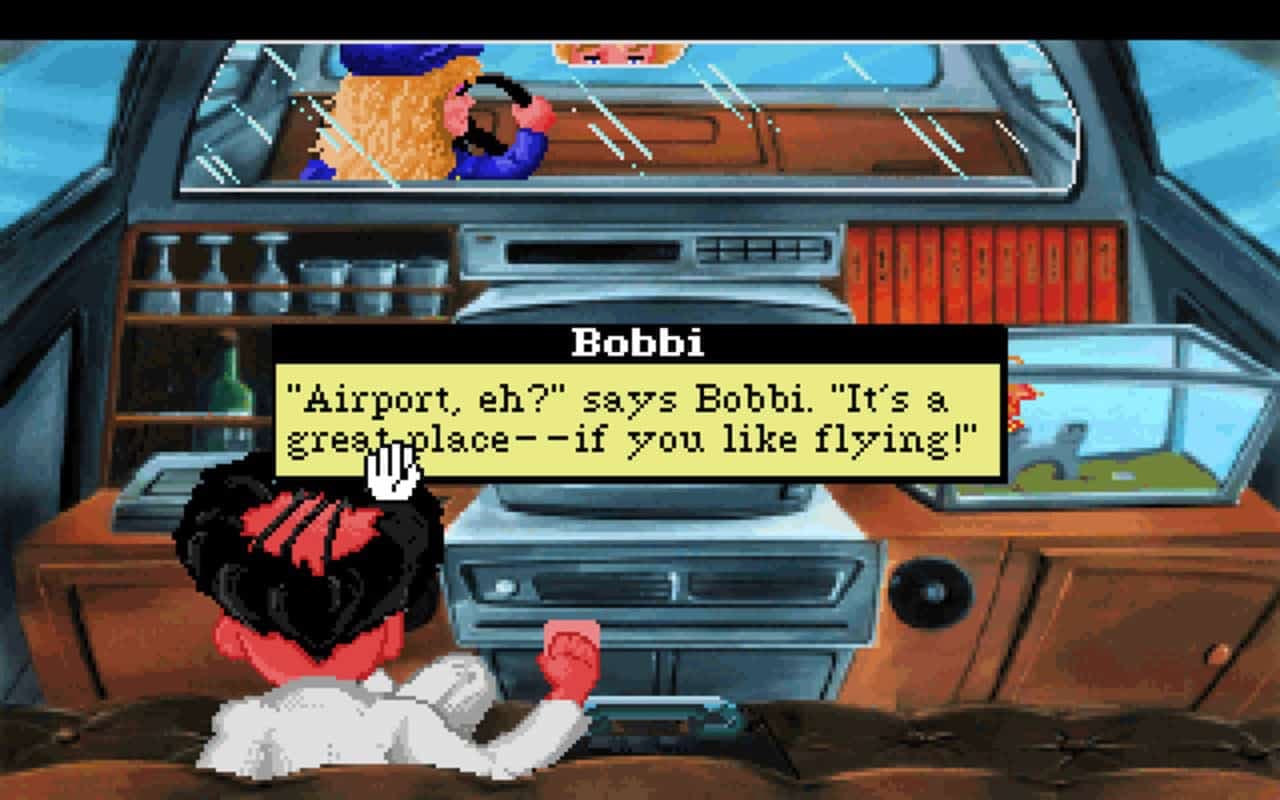 Gameplay screen of Leisure Suit Larry 5: Passionate Patti Does a Little Undercover Work (7/8)