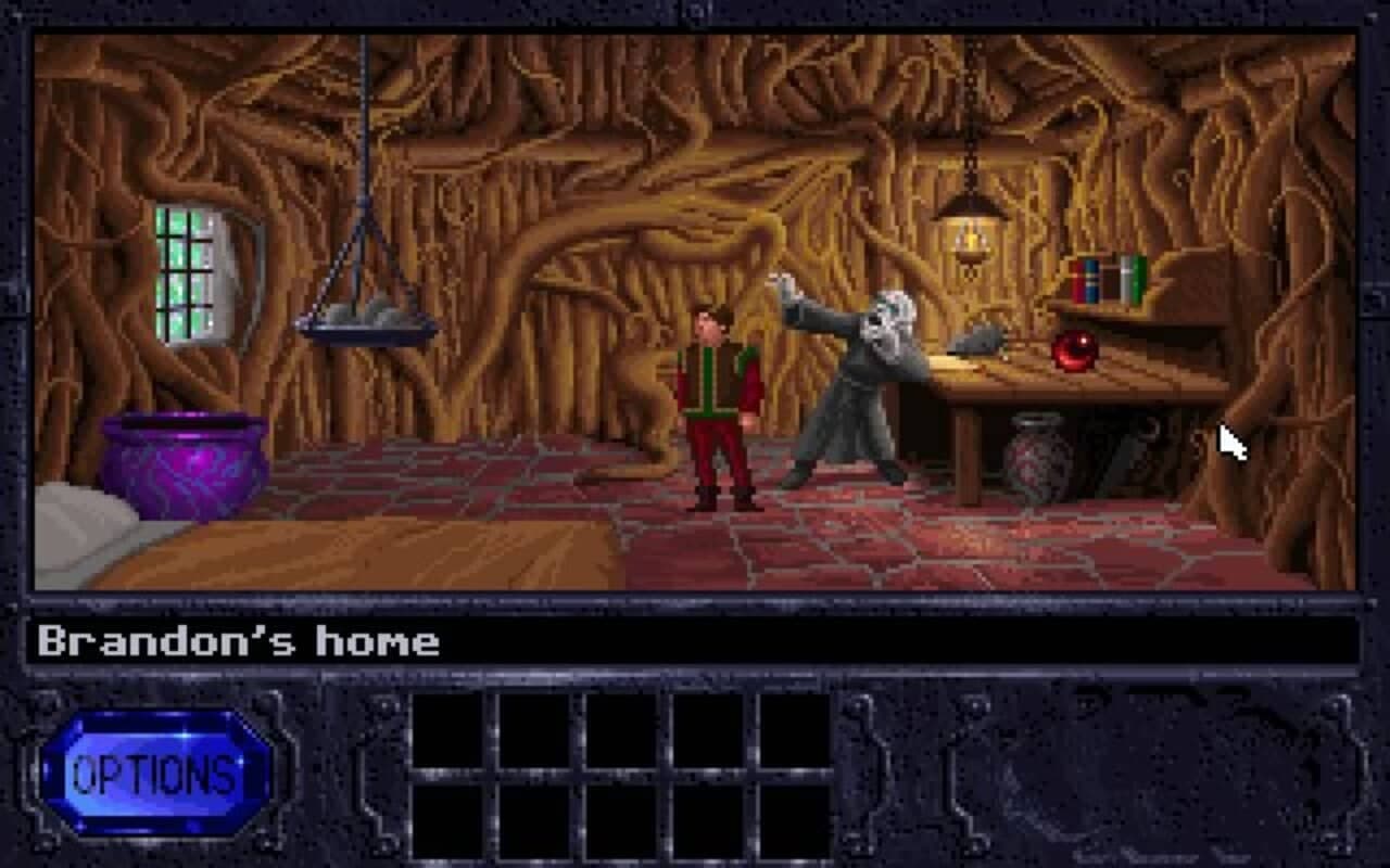 Gameplay screen of The Legend of Kyrandia: Book One (5/8)