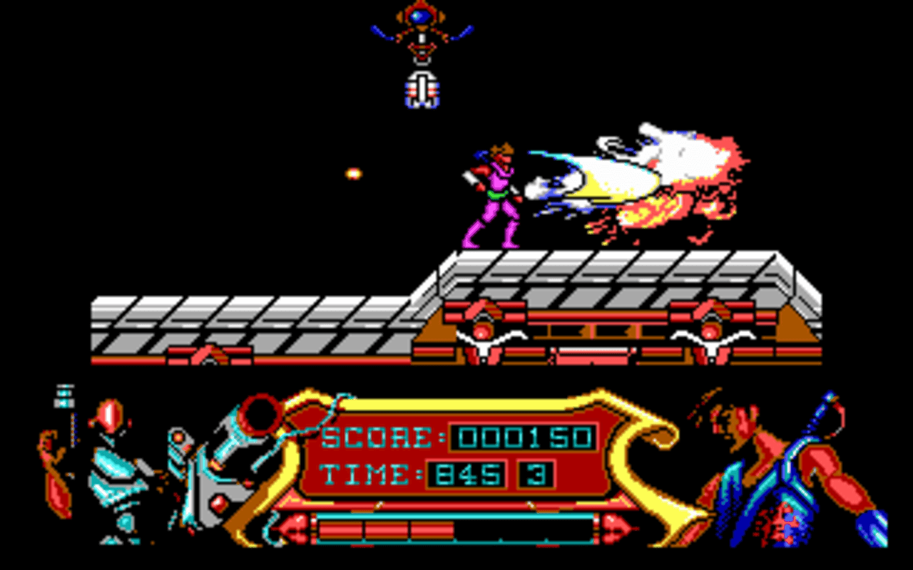 Gameplay screen of Strider (2/8)