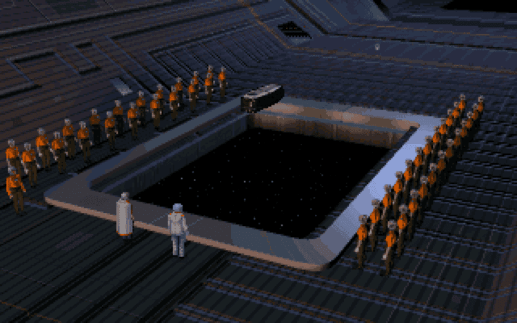 Gameplay screen of Star Wars: X-Wing (6/8)