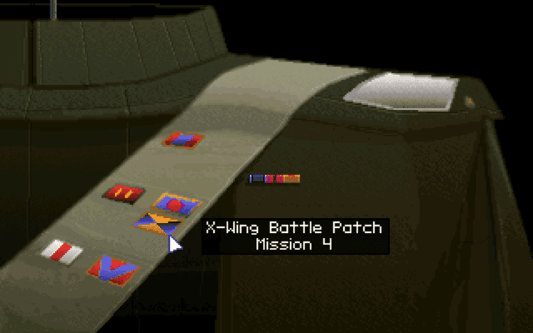 Gameplay screen of Star Wars: X-Wing (5/8)