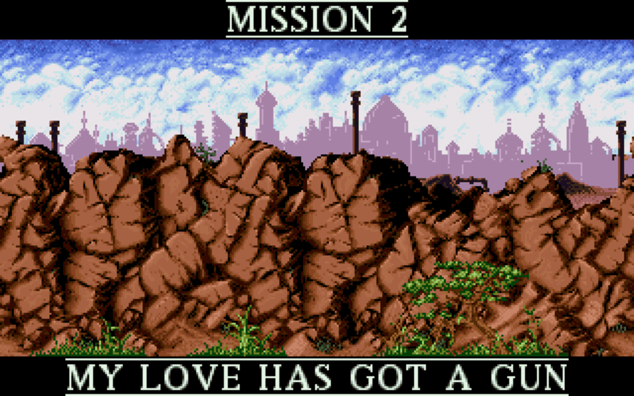Gameplay screen of Cannon Fodder 2 (2/8)