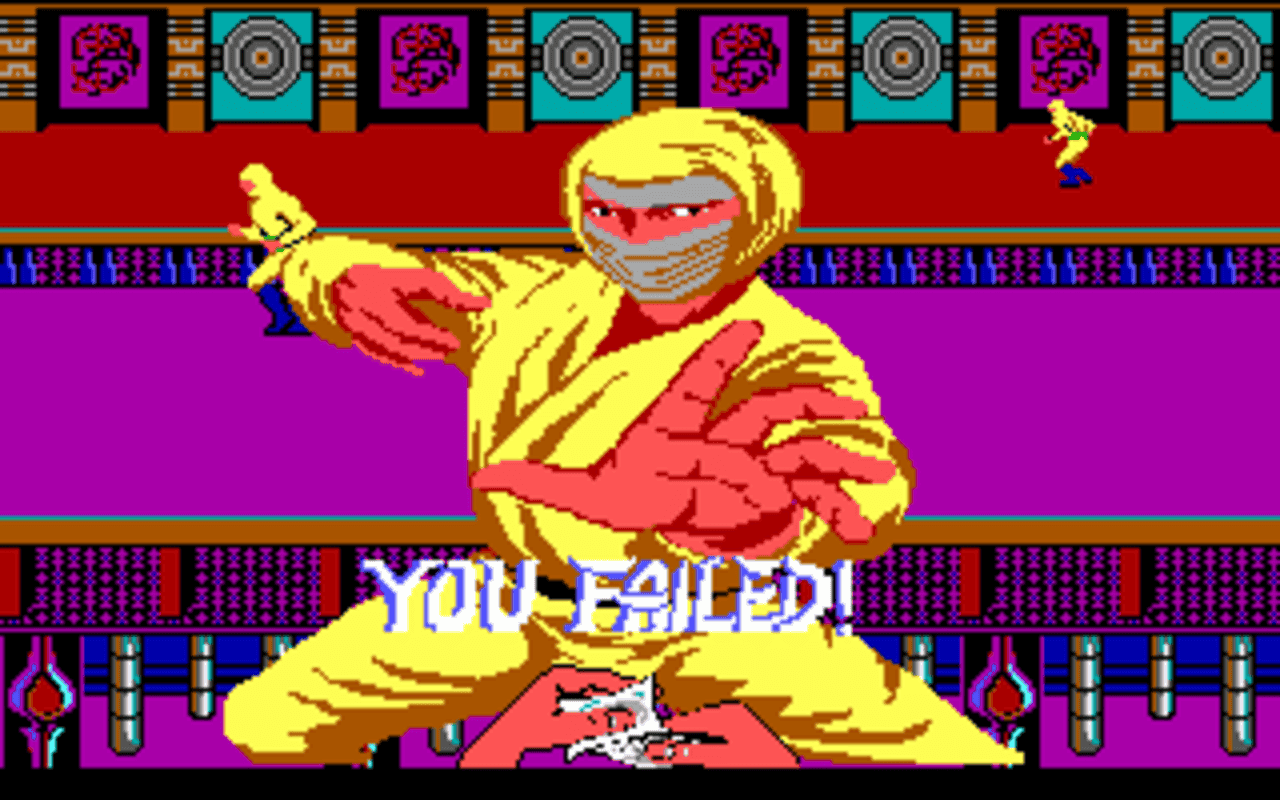 Gameplay screen of Shinobi (8/8)