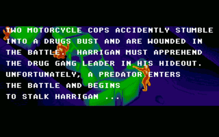 Gameplay screen of Predator 2 (6/8)