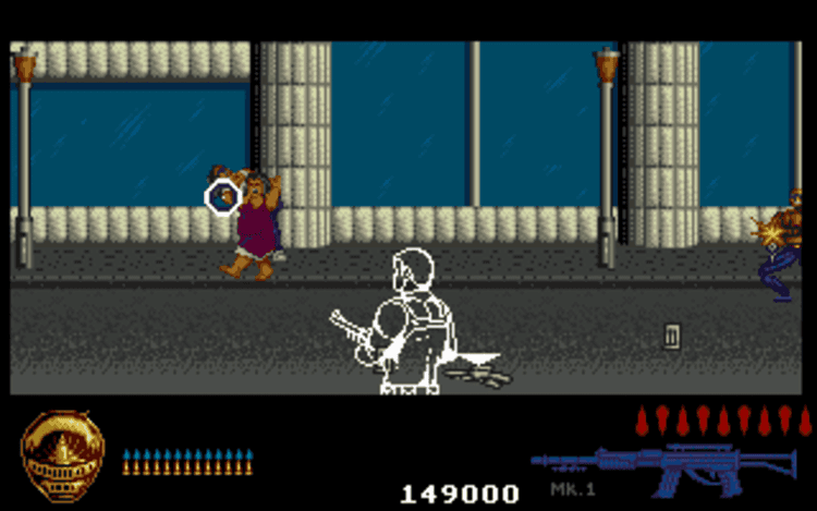 Gameplay screen of Predator 2 (4/8)