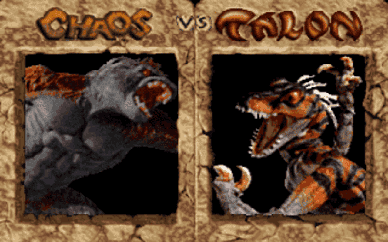 Gameplay screen of Primal Rage (2/4)