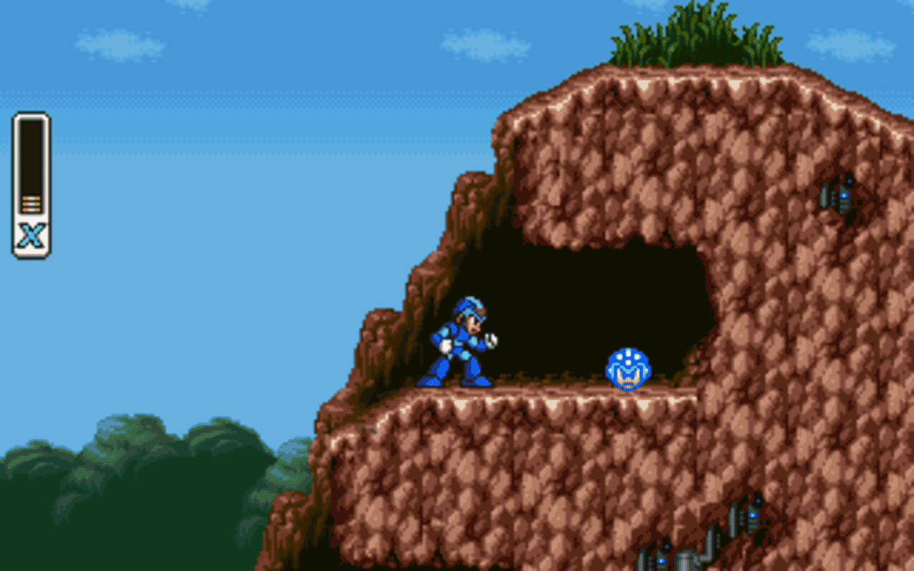Gameplay screen of Mega Man X (6/8)