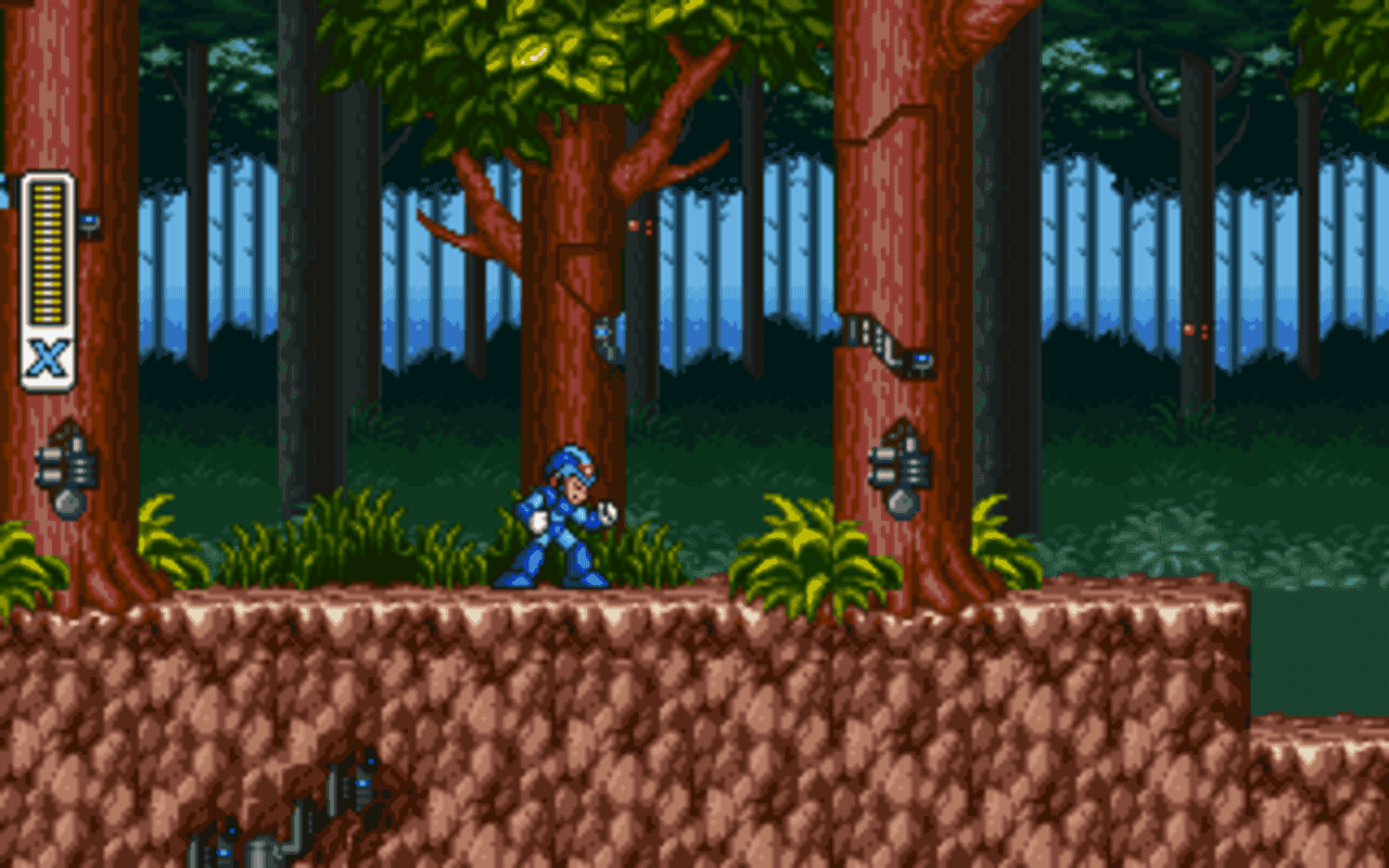 Gameplay screen of Mega Man X (5/8)