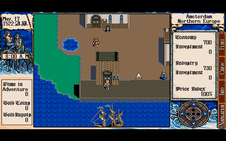 Gameplay screen of New Horizons (3/8)