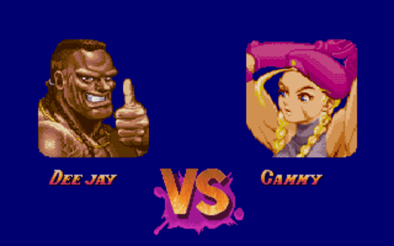 Gameplay screen of Super Street Fighter II (8/8)