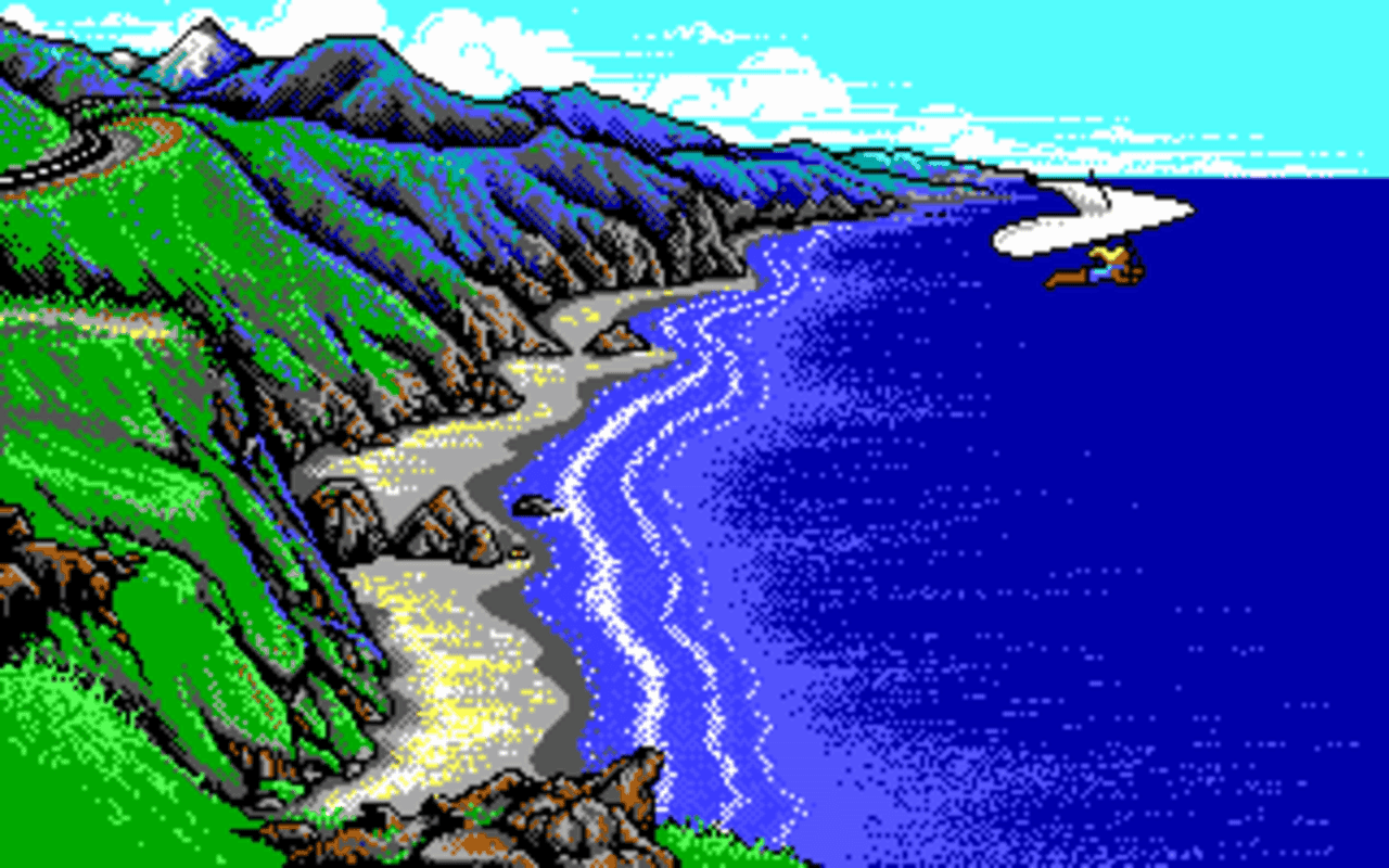 Gameplay screen of California Games II (3/8)