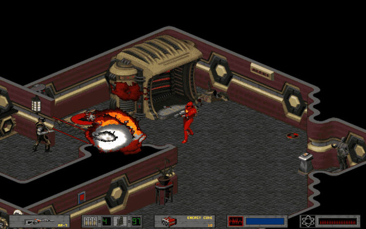 Gameplay screen of Crusader: No Regret (7/8)