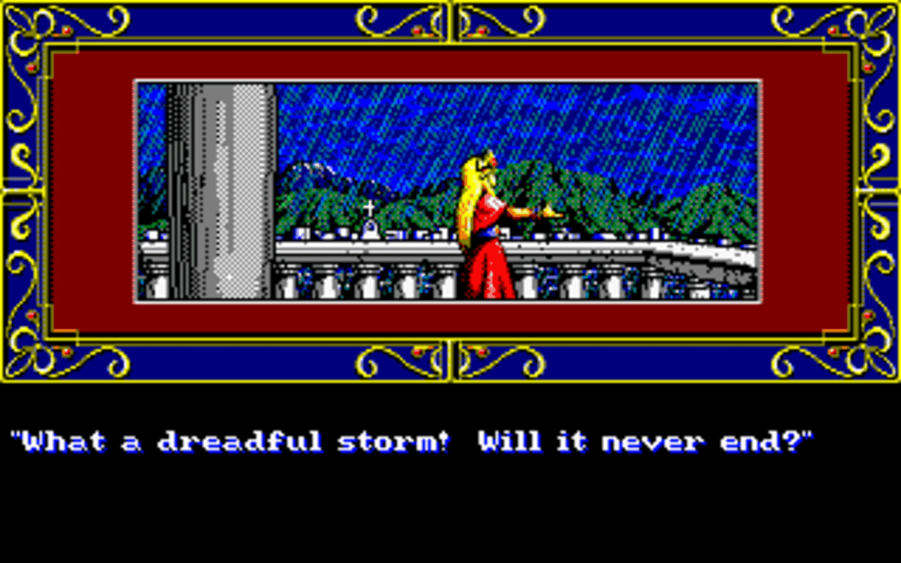 Gameplay screen of Zeliard (1/8)