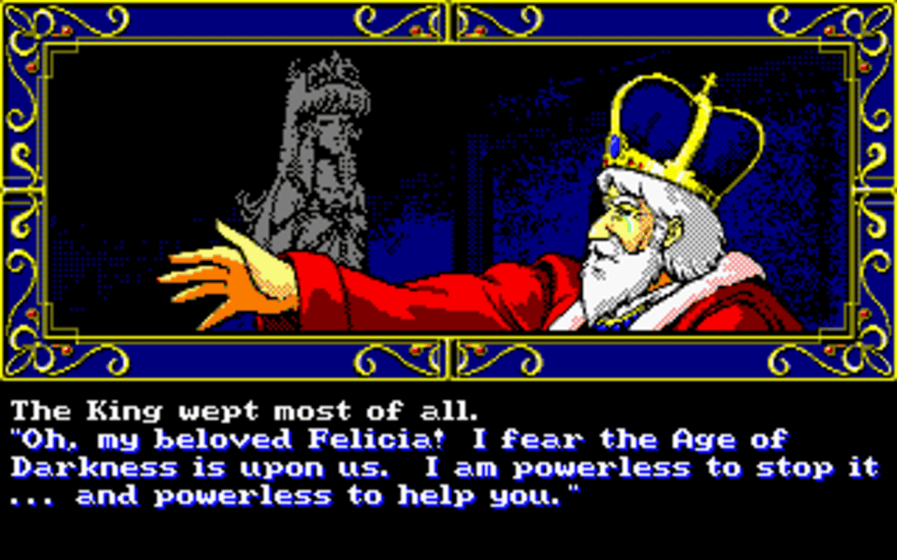 Gameplay screen of Zeliard (2/8)