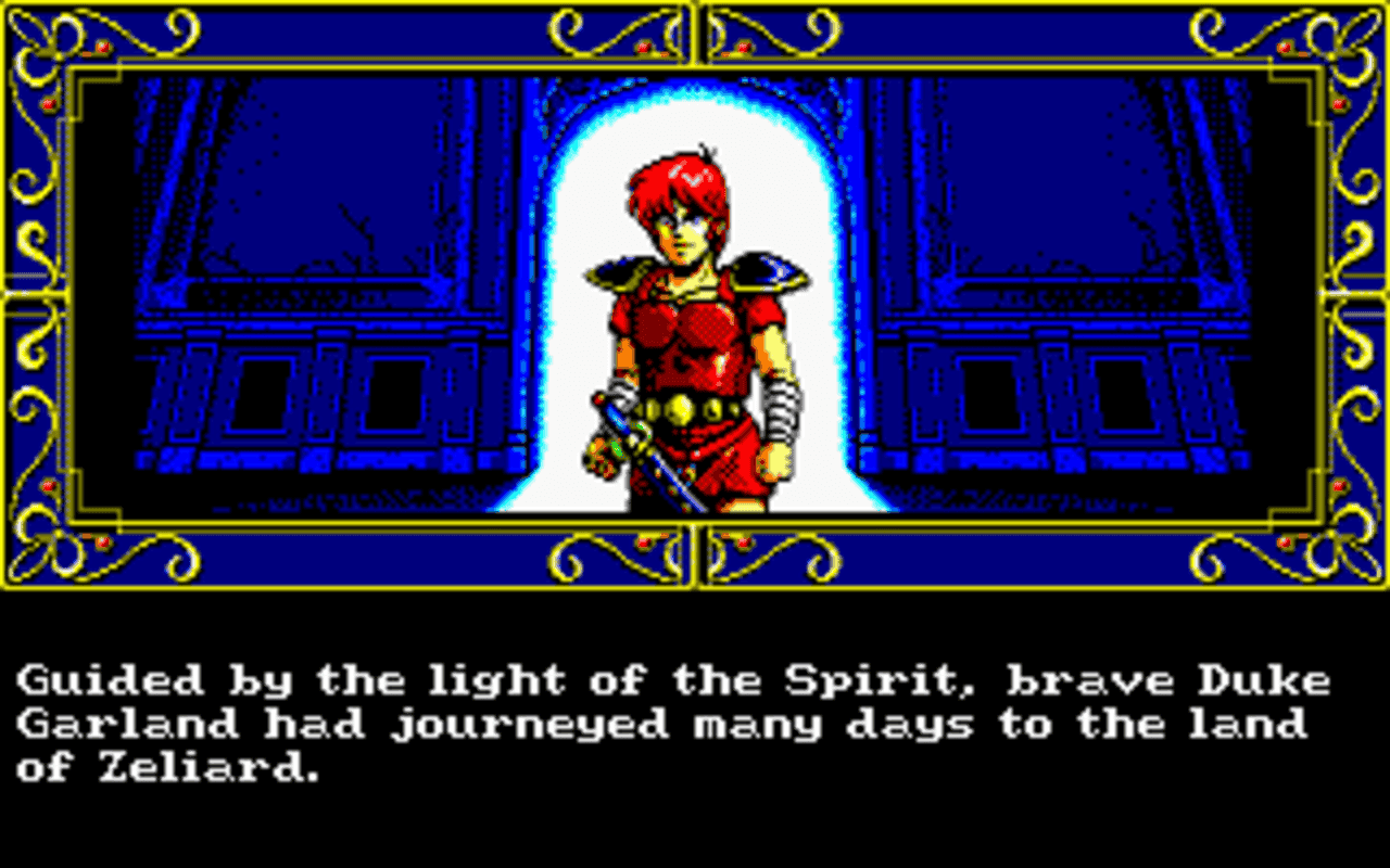 Gameplay screen of Zeliard (3/8)