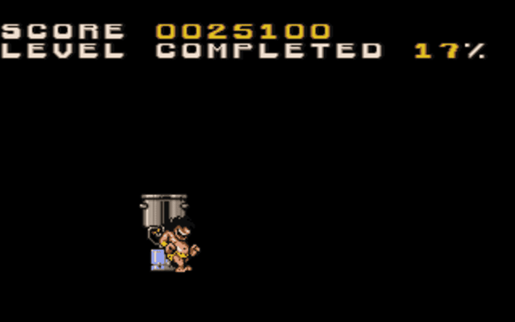 Gameplay screen of Prehistorik 2 (8/8)