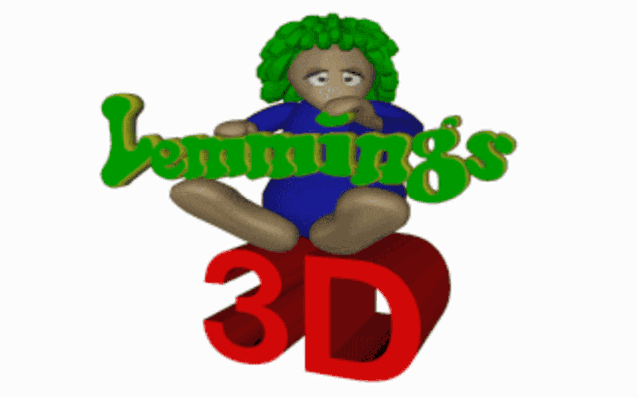 Gameplay screen of Lemmings 3D (2/8)
