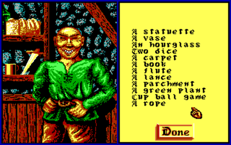 Gameplay screen of Iron Lord (5/8)