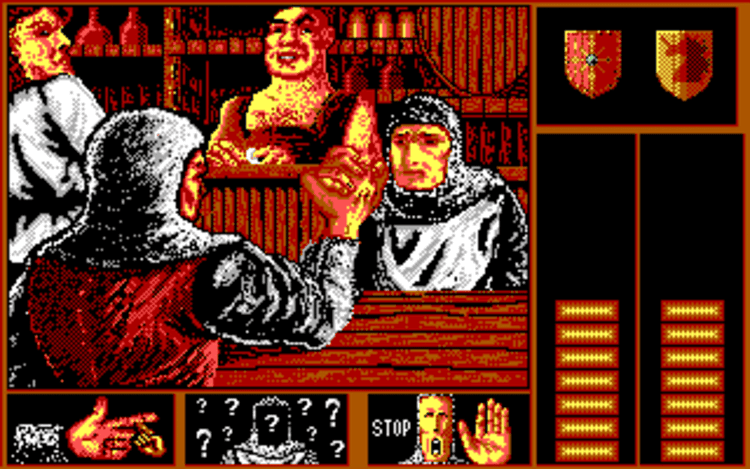 Gameplay screen of Iron Lord (7/8)