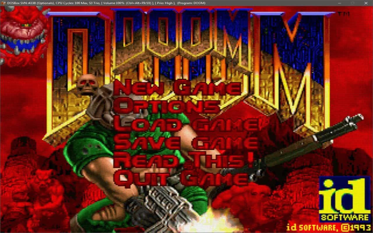 Playing DOOM (DOS) online