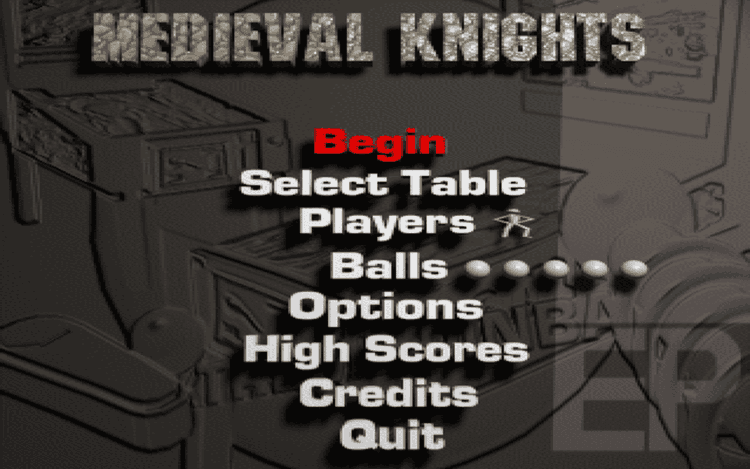 Gameplay screen of Extreme Pinball (6/8)