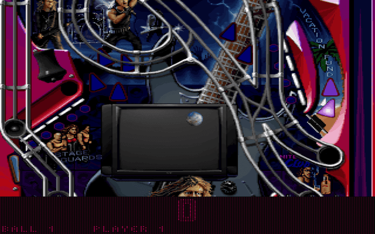 Gameplay screen of Extreme Pinball (5/8)