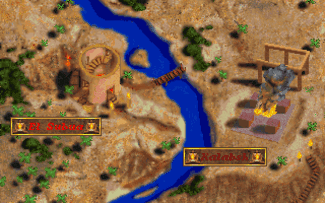 Gameplay screen of Powerslave (5/8)