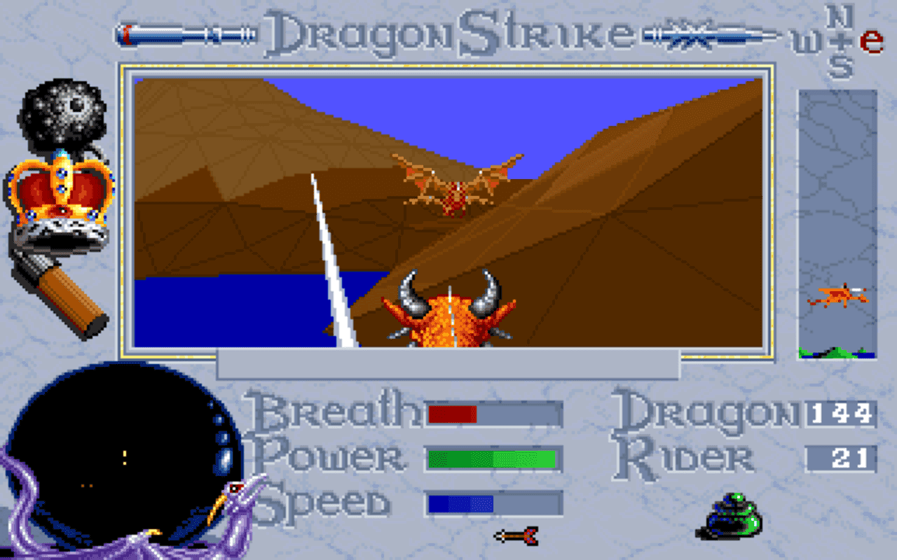 Gameplay screen of DragonStrike (2/8)