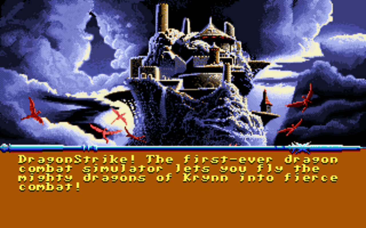 Gameplay screen of DragonStrike (3/8)