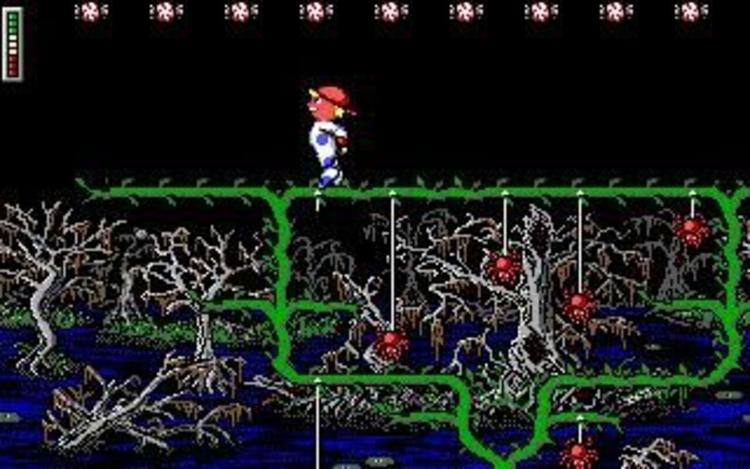 Gameplay screen of Monster Bash (1/4)