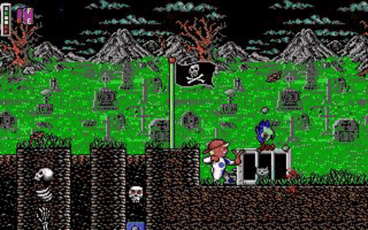 Gameplay screen of Monster Bash (2/4)